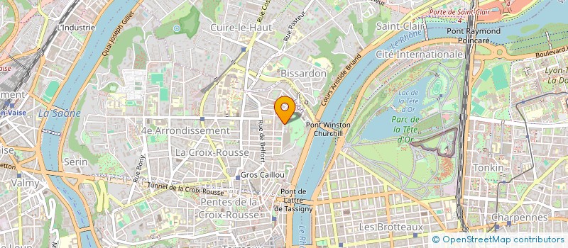 localisation de l'entreprise ENTRAIDE SCOLAIRE A LA CROIX ROUSSE à LYON