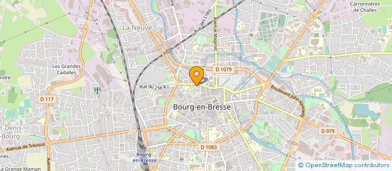 localisation de l'entreprise ENTRAIDE SERVICES à BOURG-EN-BRESSE