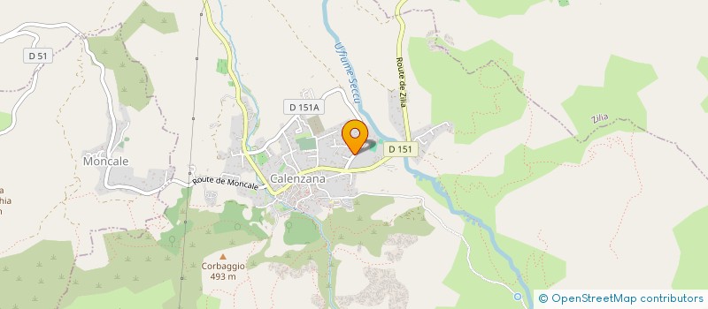 localisation de l'entreprise ENTRAIDE & SINTINELLA à CALENZANA