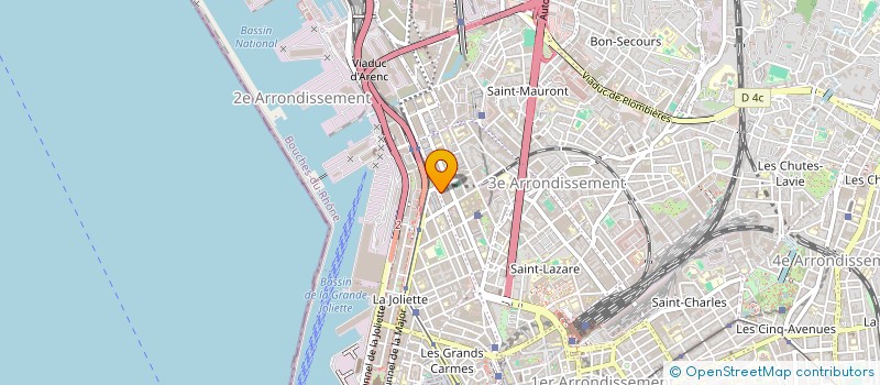 localisation de l'entreprise ENTRAIDE SOCIO-CULTURELLE DES PERSONNELS AGENTS DE LA SANTE ET DU SOCIAL à MARSEILLE