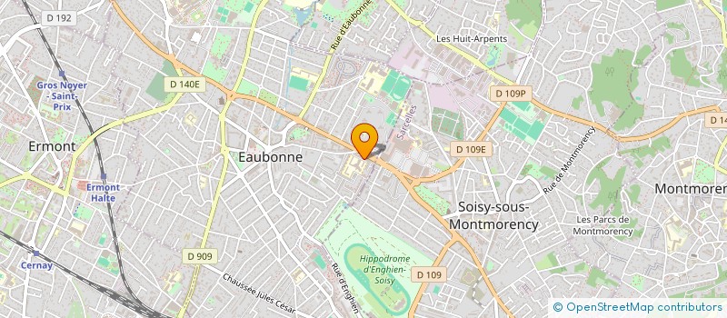 localisation de l'entreprise ENTRAIDE SOLIDARITE ET CONVIVIALITE POUR L'ACCES AUX LOISIRS ET AU DEVELOPPEMENT DES LIENS à EAUBONNE