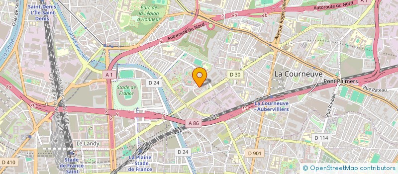 localisation de l'entreprise ENTRAIDE SOLIDARITE ET PARTAGE A SAINT DENIS à SAINT-DENIS