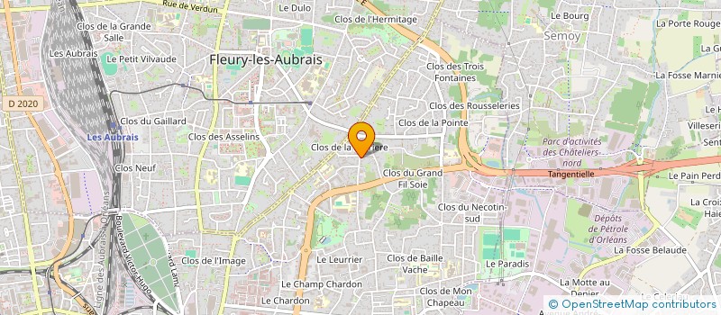 localisation de l'entreprise ENTRAIDE SOLIDARITE PROTESTANTE MALGACHE ORLEANS à ORLEANS