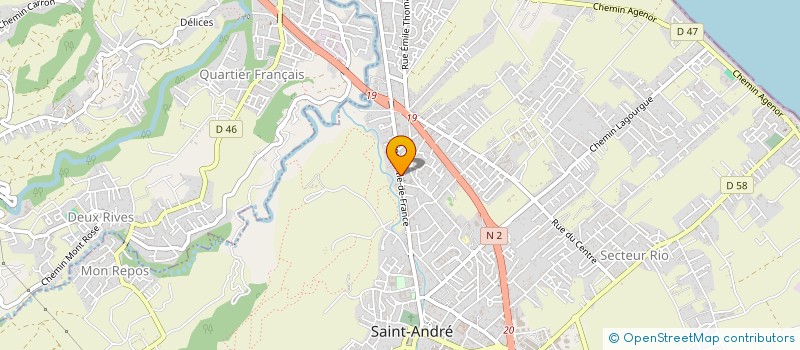 localisation de l'entreprise ENTRAIDE SOLIDARITE RESPONSABILITE à SAINT-ANDRE