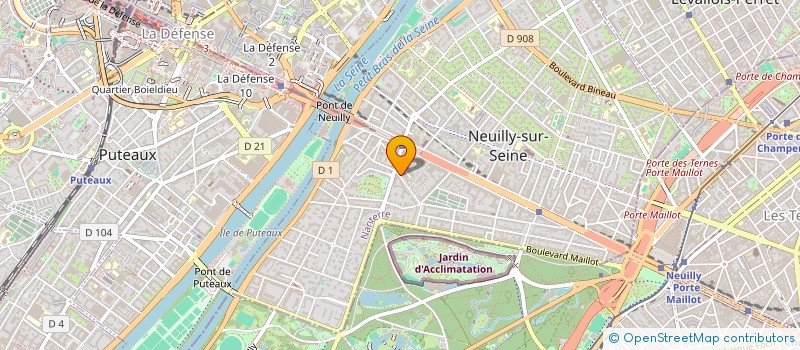 localisation de l'entreprise ENTRAIDE SUR MESURE à NEUILLY-SUR-SEINE
