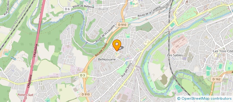 localisation de l'entreprise ENTRAIDES CITOYENNES 86 à POITIERS