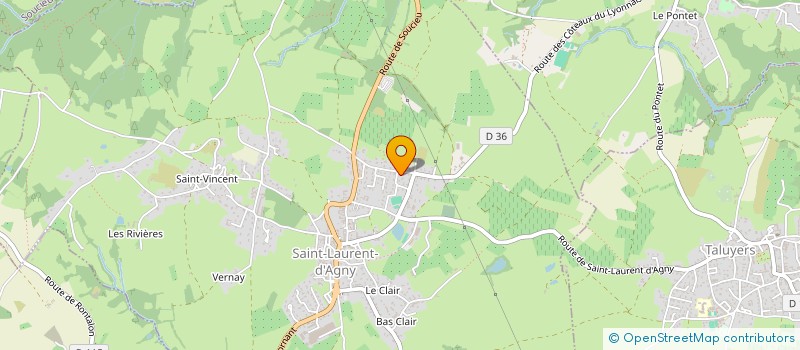 localisation de l'entreprise ENTRAXE  SAINT LAURENT D'AGNY