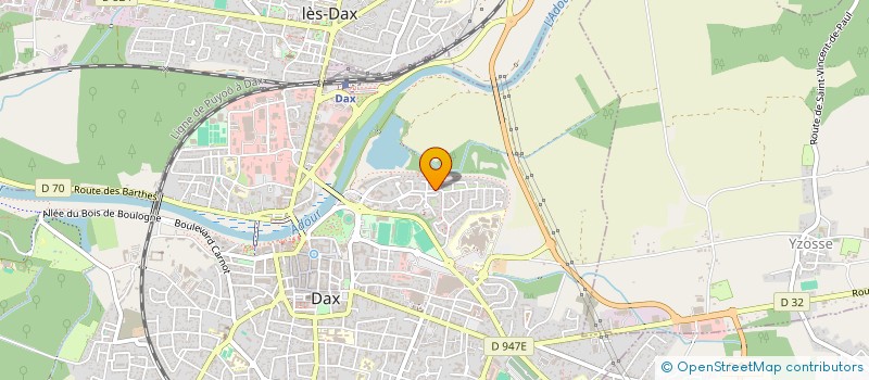 localisation de l'entreprise ENTRE 2 DANSES à DAX
