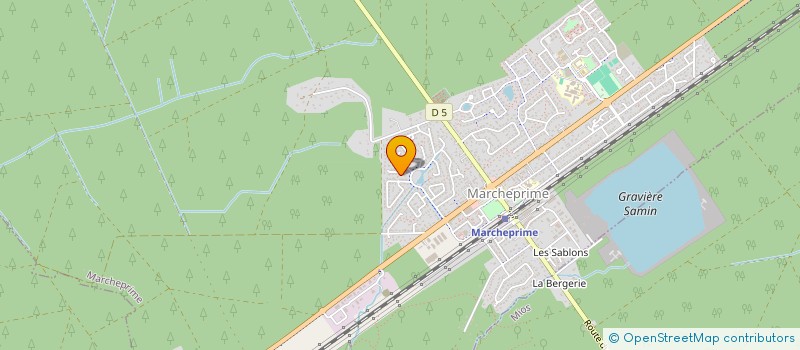 localisation de l'entreprise ENTRE 2 FRERES  LACANAU