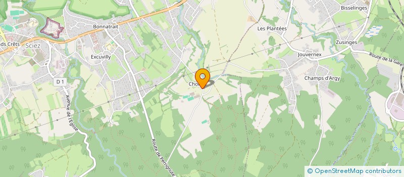 localisation de l'entreprise ENTRE 2 LACS  SCIEZ