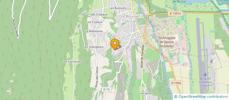 localisation de l'entreprise ENTRE 2 LACS TOITURE à LE BOURGET-DU-LAC