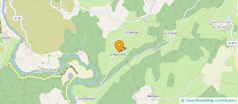 localisation de l'entreprise ENTRE 2 OREILLES  SAINT-ILPIZE