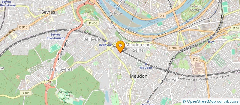 localisation de l'entreprise ENTRE 2 TEINTES à MEUDON