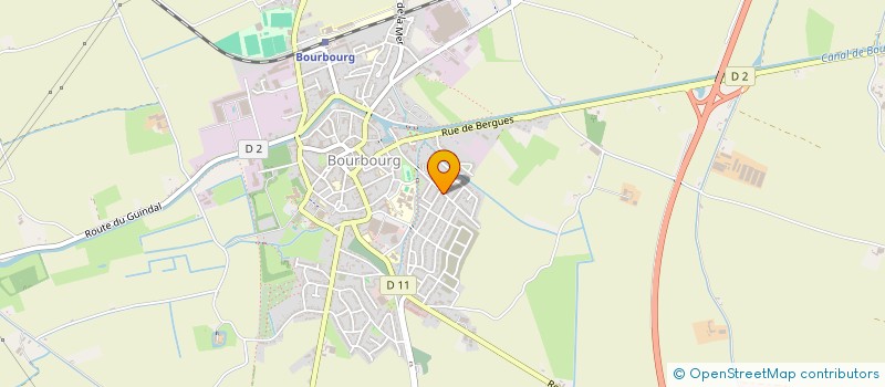 localisation de l'entreprise ENTRE 2 TOMBES  BOURBOURG