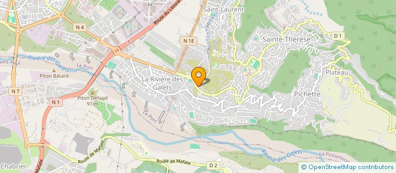 localisation de l'entreprise ENTRE 3 à LA POSSESSION