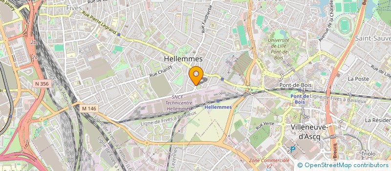 localisation de l'entreprise ENTRE 4 CULTURES LILLE à LILLE