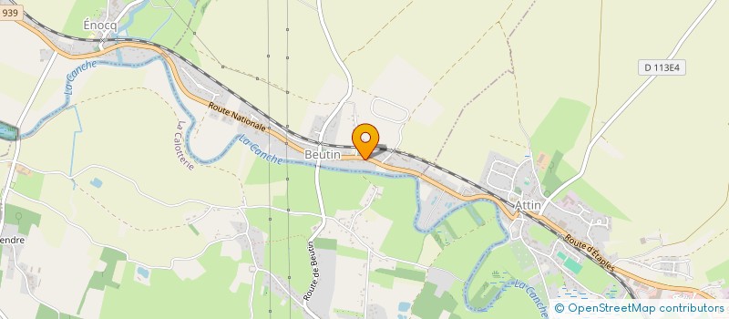 localisation de l'entreprise ENTRE 5B  BEUTIN