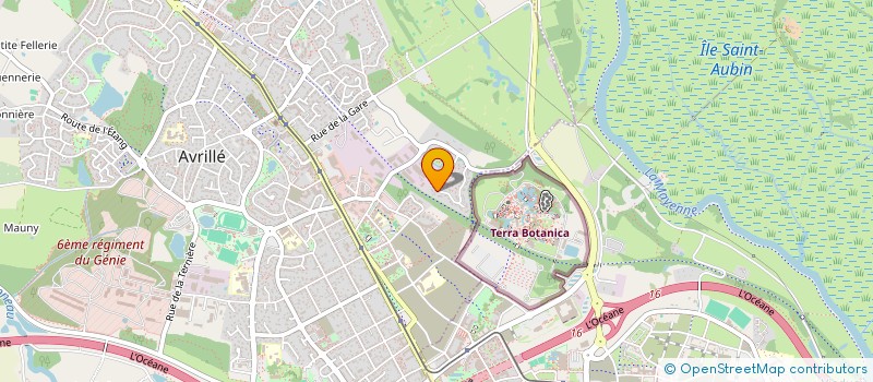 localisation de l'entreprise ENTRE 6 ET 7  AVRILLE