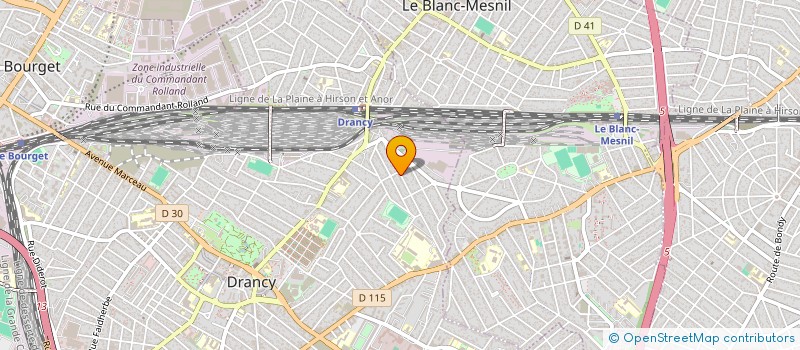 localisation de l'entreprise ENTRE ACTEURS  DRANCY