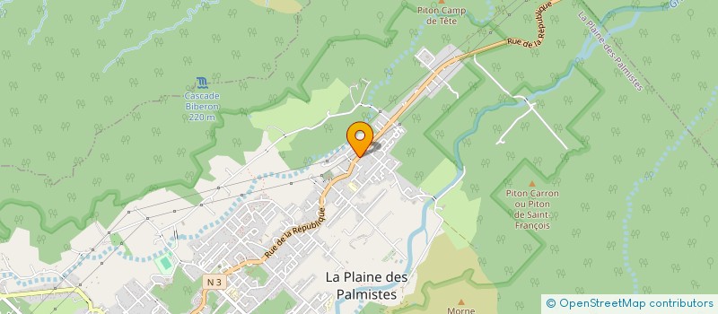localisation de l'entreprise ENTRE AIDES ESPOIRS à LA PLAINE-DES-PALMISTES