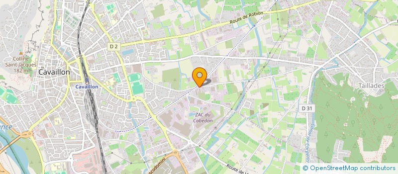 localisation de l'entreprise ENTRE ALPILLES ET LUBERON  CAVAILLON