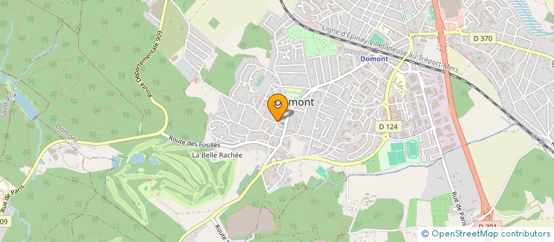 localisation de l'entreprise ENTRE CAMPAGNE ET JARDIN  DOMONT