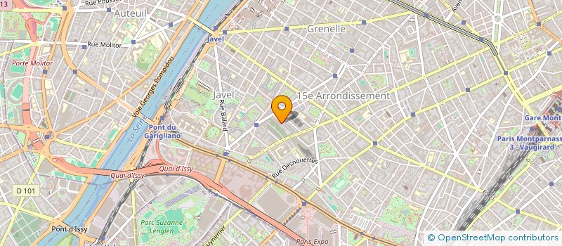 localisation de l'entreprise ENTRE CHATS  PARIS 15