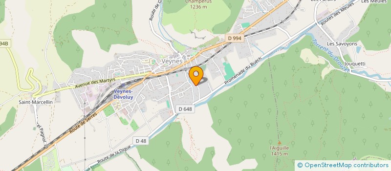 localisation de l'entreprise ENTRE CIEL ET BUECH à VEYNES