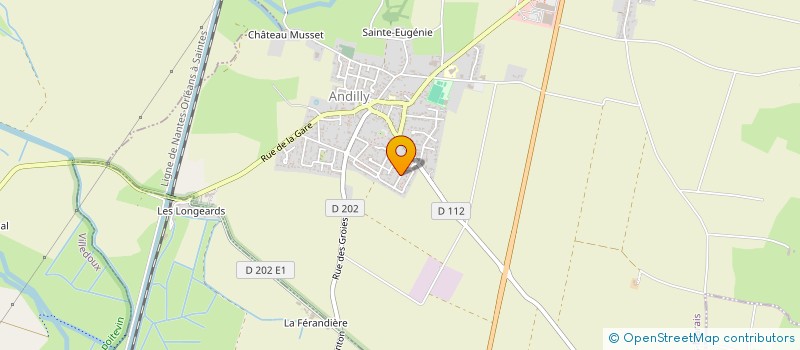 localisation de l'entreprise ENTRE CIEL ET MER  ANDILLY