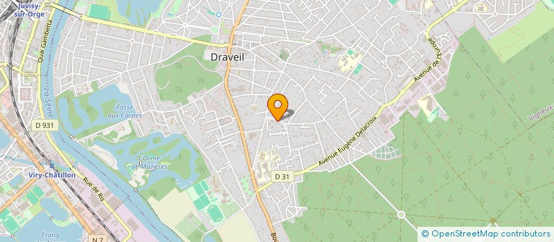 localisation de l'entreprise ENTRE CIEL ET MERES à DRAVEIL