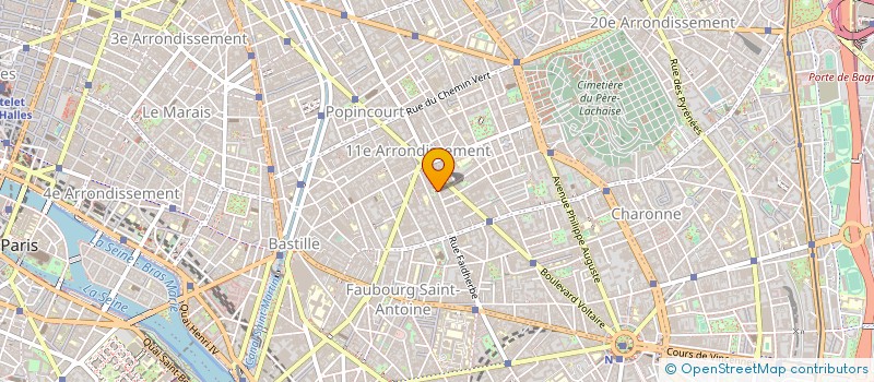 localisation de l'entreprise ENTRE COPINES  PARIS