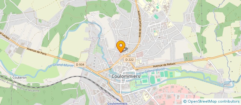 localisation de l'entreprise ENTRE COUR ET JARDIN à COULOMMIERS