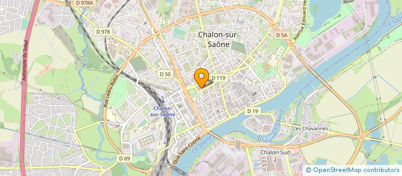 localisation de l'entreprise ENTRE D'EUX à CHALON-SUR-SAONE