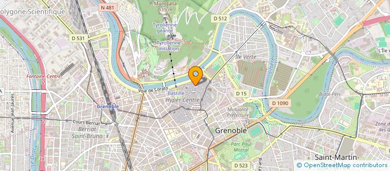 localisation de l'entreprise ENTRE DEUX à GRENOBLE