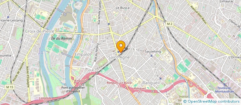 localisation de l'entreprise ENTRE DEUX à TOULOUSE