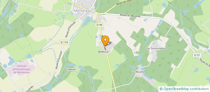 localisation de l'entreprise ENTRE-DEUX  MONTEREAU
