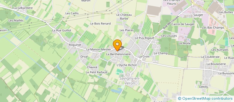 localisation de l'entreprise ENTRE DEUX  SAVIGNY-EN-VERON