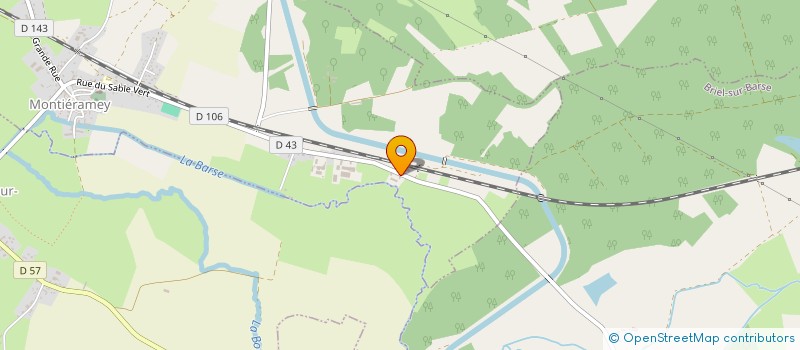 localisation de l'entreprise ENTRE DEUX EAUX  COURTERANGES