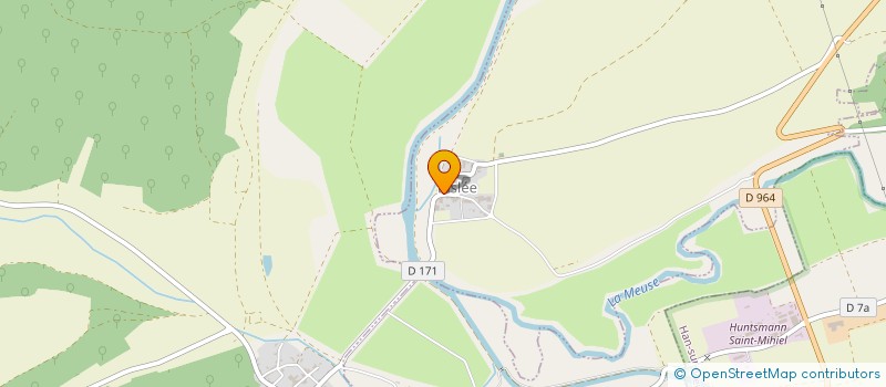 localisation de l'entreprise ENTRE DEUX EAUX à BISLEE