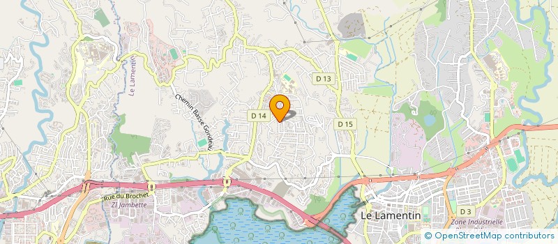 localisation de l'entreprise ENTRE DEUX EAUX  LAMENTIN