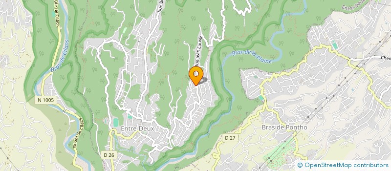 localisation de l'entreprise ENTRE-DEUX LUTTE CLUB  ENTRE-DEUX