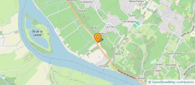 localisation de l'entreprise ENTRE DEUX MERS  QUINSAC