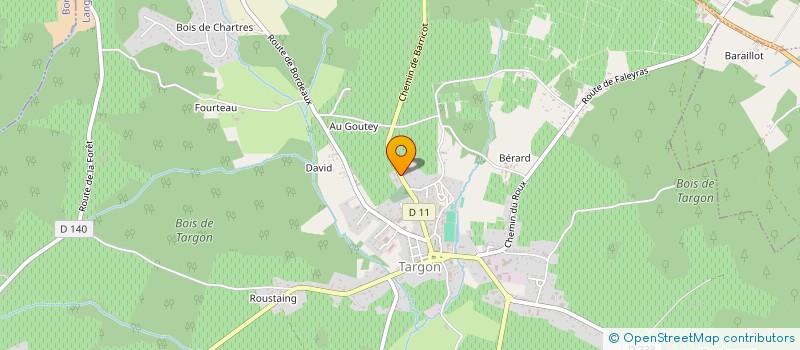 localisation de l'entreprise ENTRE DEUX MERS AUTOMATISME  TARGON