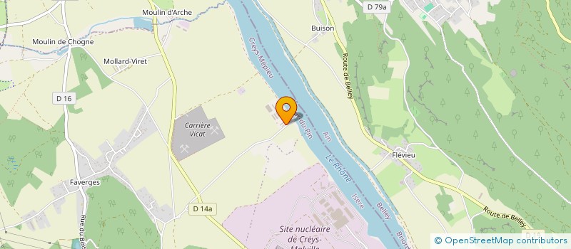 localisation de l'entreprise ENTRE DEUX MONDES à CREYS-MEPIEU