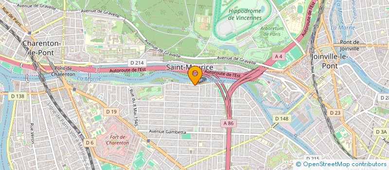 localisation de l'entreprise ENTRE DEUX MONDES  MAISONS-ALFORT