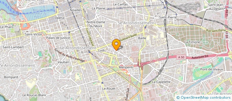 localisation de l'entreprise ENTRE DEUX MONDES ASSOCIATION à MARSEILLE