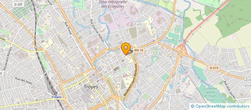 localisation de l'entreprise ENTRE DEUX PORTES à TROYES