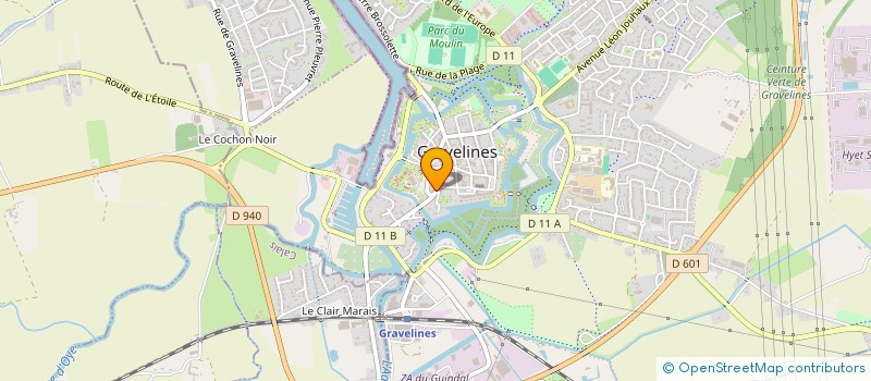 localisation de l'entreprise ENTRE DEUX RIVES à GRAVELINES