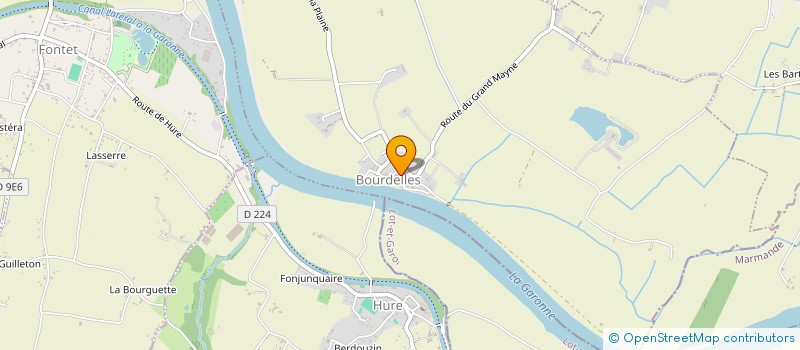 localisation de l'entreprise ENTRE DEUX TERRES  FONTET