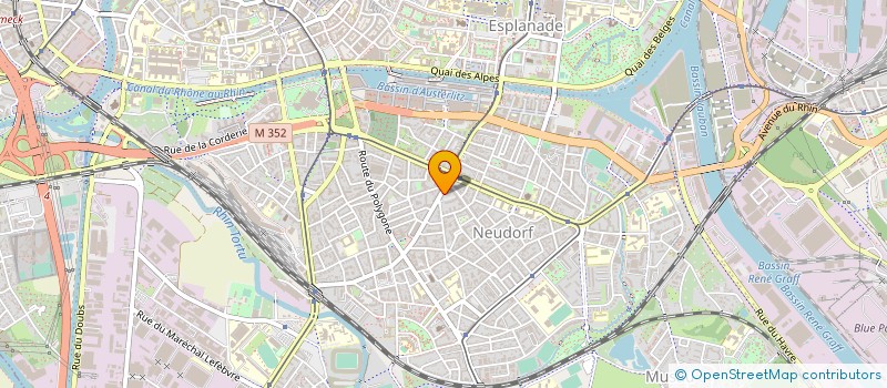 localisation de l'entreprise ENTRE DEUX VERRES à STRASBOURG